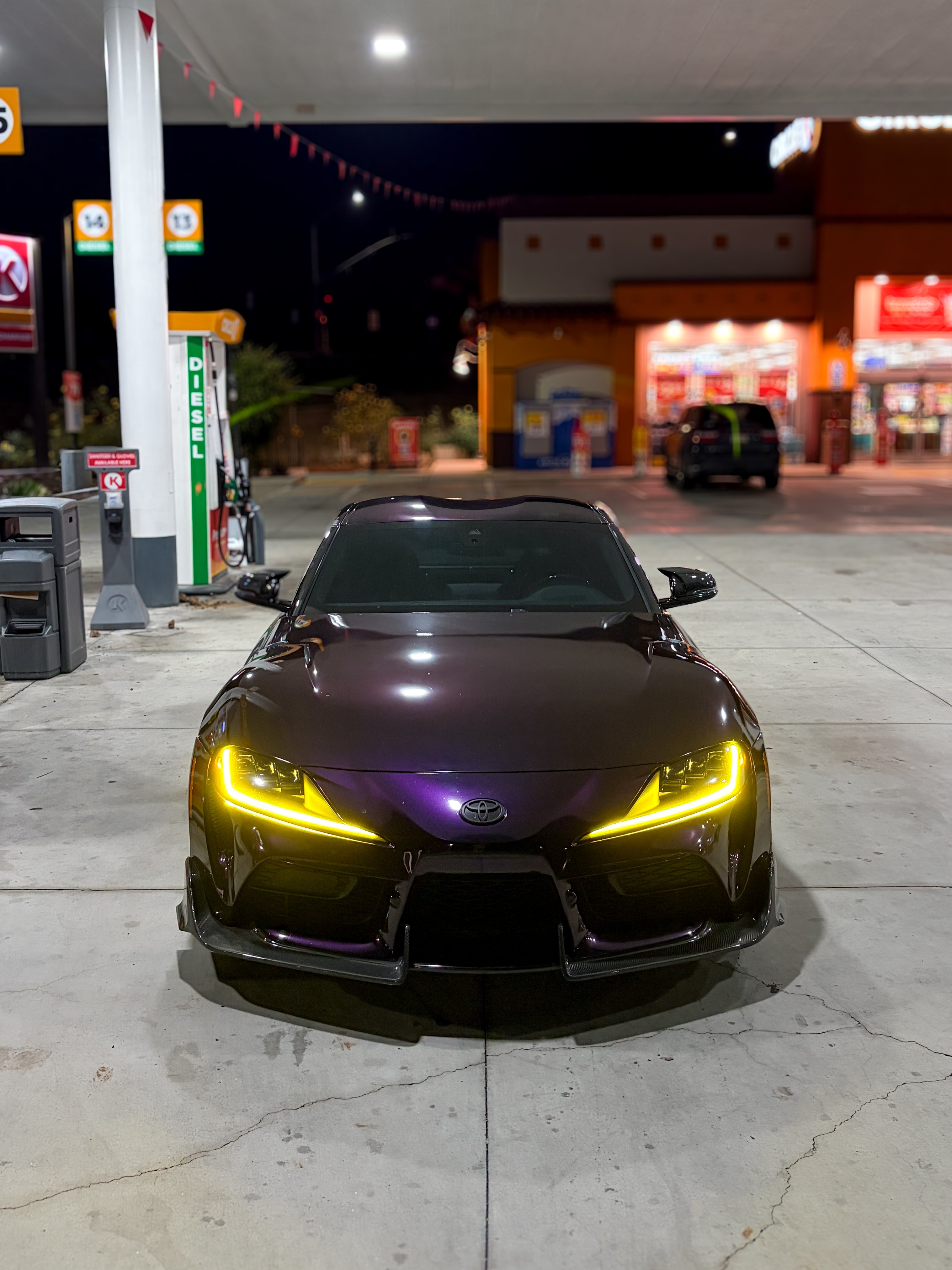 Yellow Daytime Running Lights - MKV Supra A90 / A91