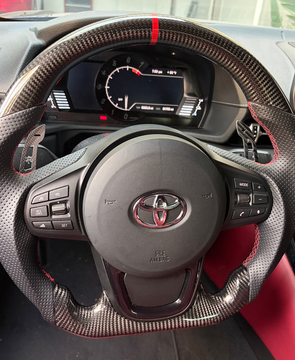 Magnetic Carbon Fiber Paddle shifters - MKV Supra A90