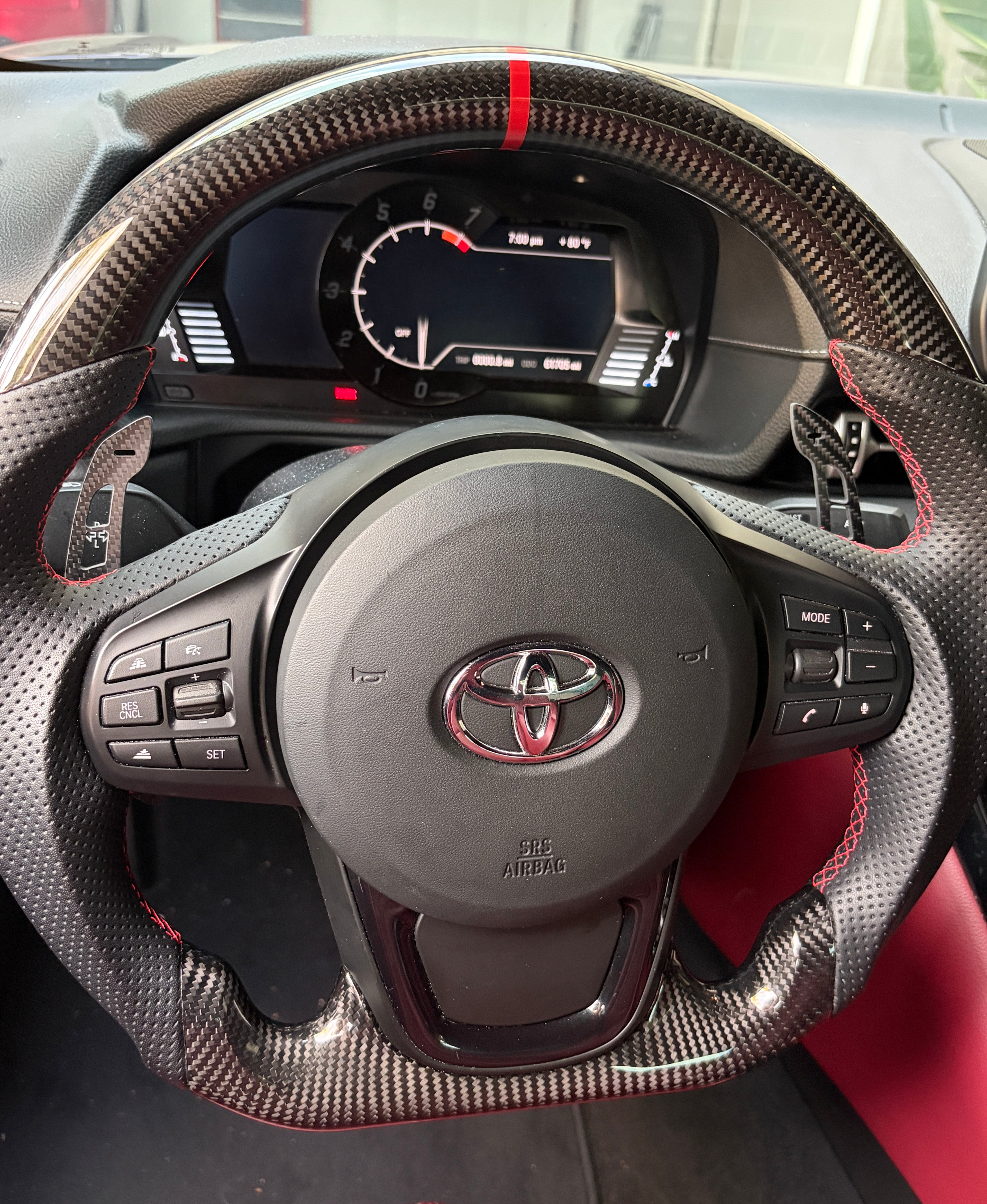 Magnetic Carbon Fiber Paddle shifters - MKV Supra A90