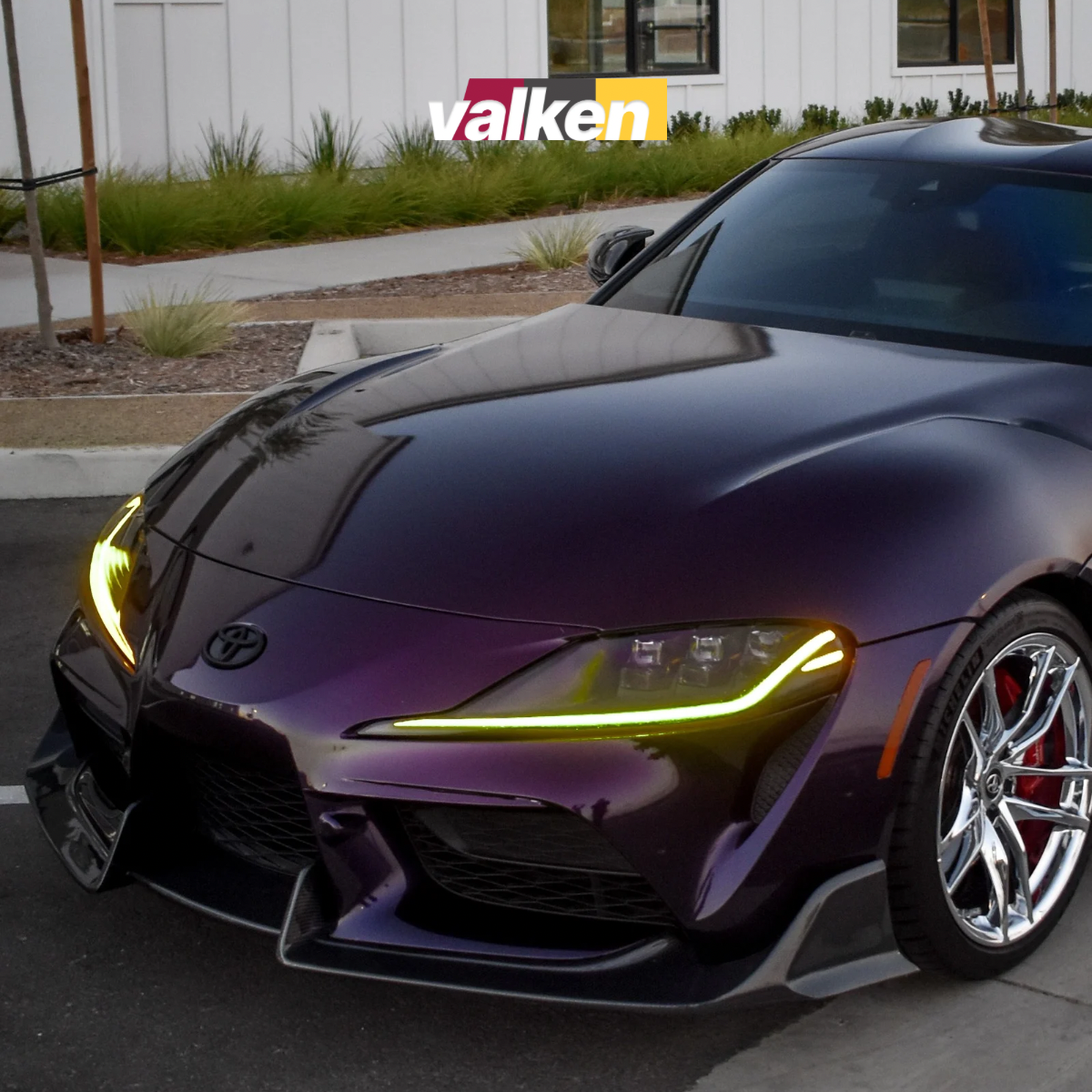 Yellow Daytime Running Lights - A90 Supra