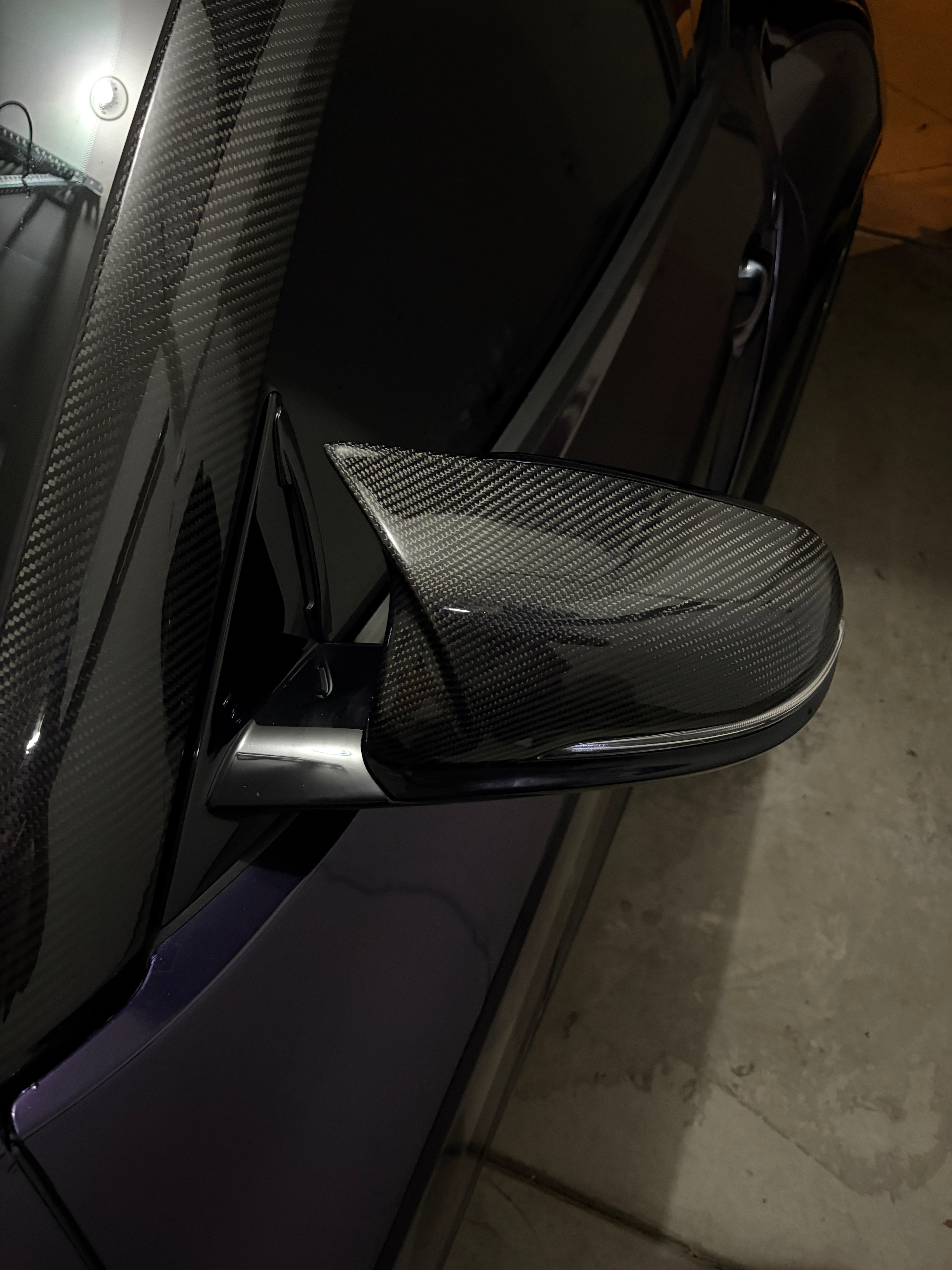 Carbon Fiber M Style Mirror Replacements - MKV Supra A90 / A91