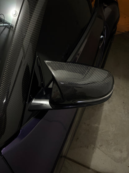 Carbon Fiber M Style Mirror Replacements - MKV Supra A90 / A91