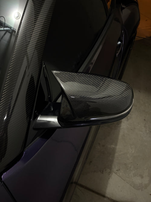 Carbon Fiber M Style Mirror Replacements - MKV Supra A90 / A91