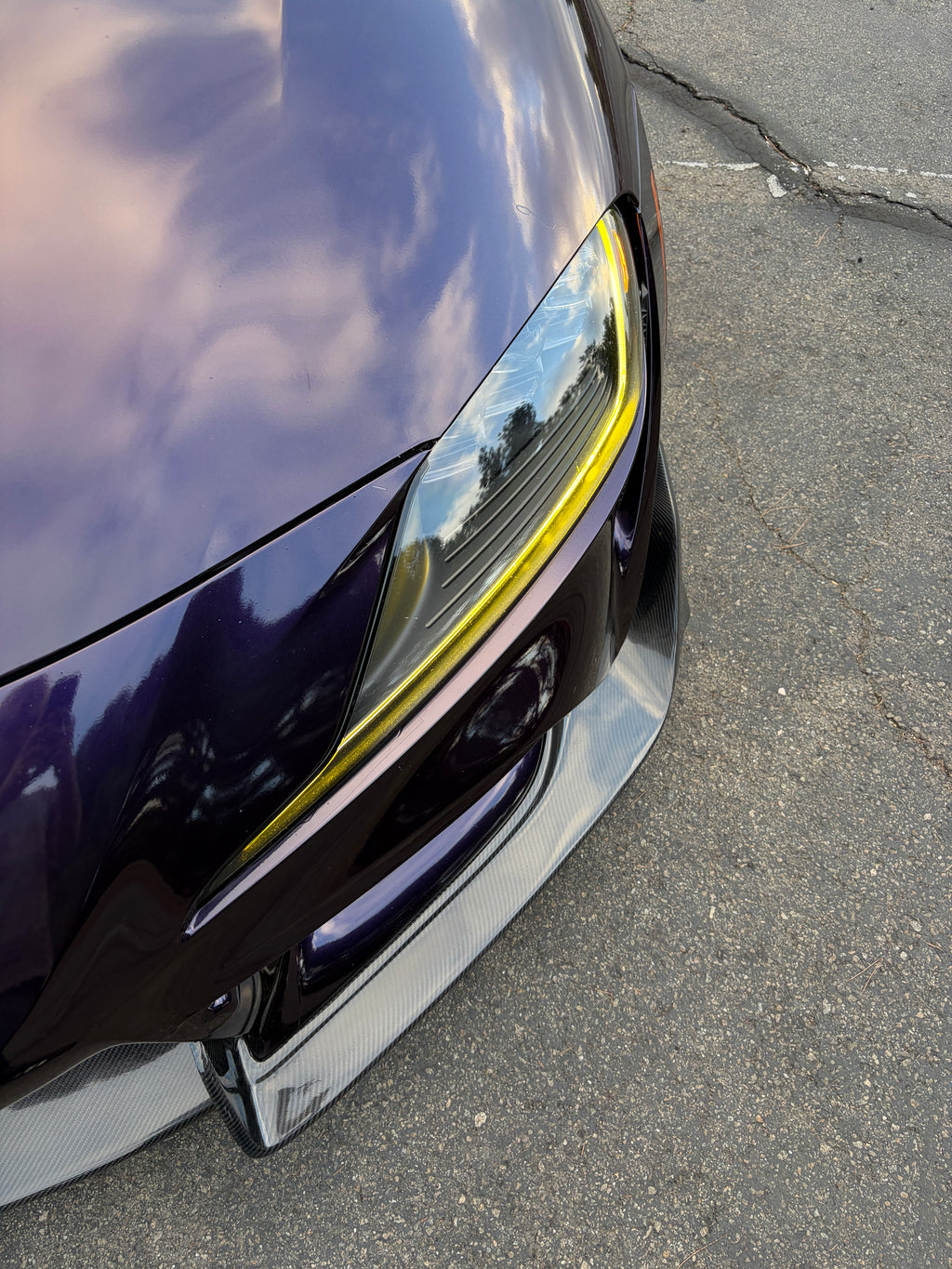 Yellow Daytime Running Lights - MKV Supra A90 / A91