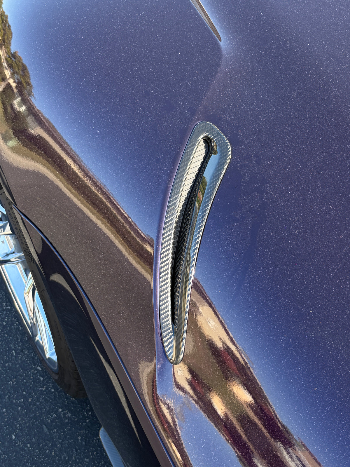 Carbon Fiber Hood Vent Covers - A90 / A91 Supra MKV